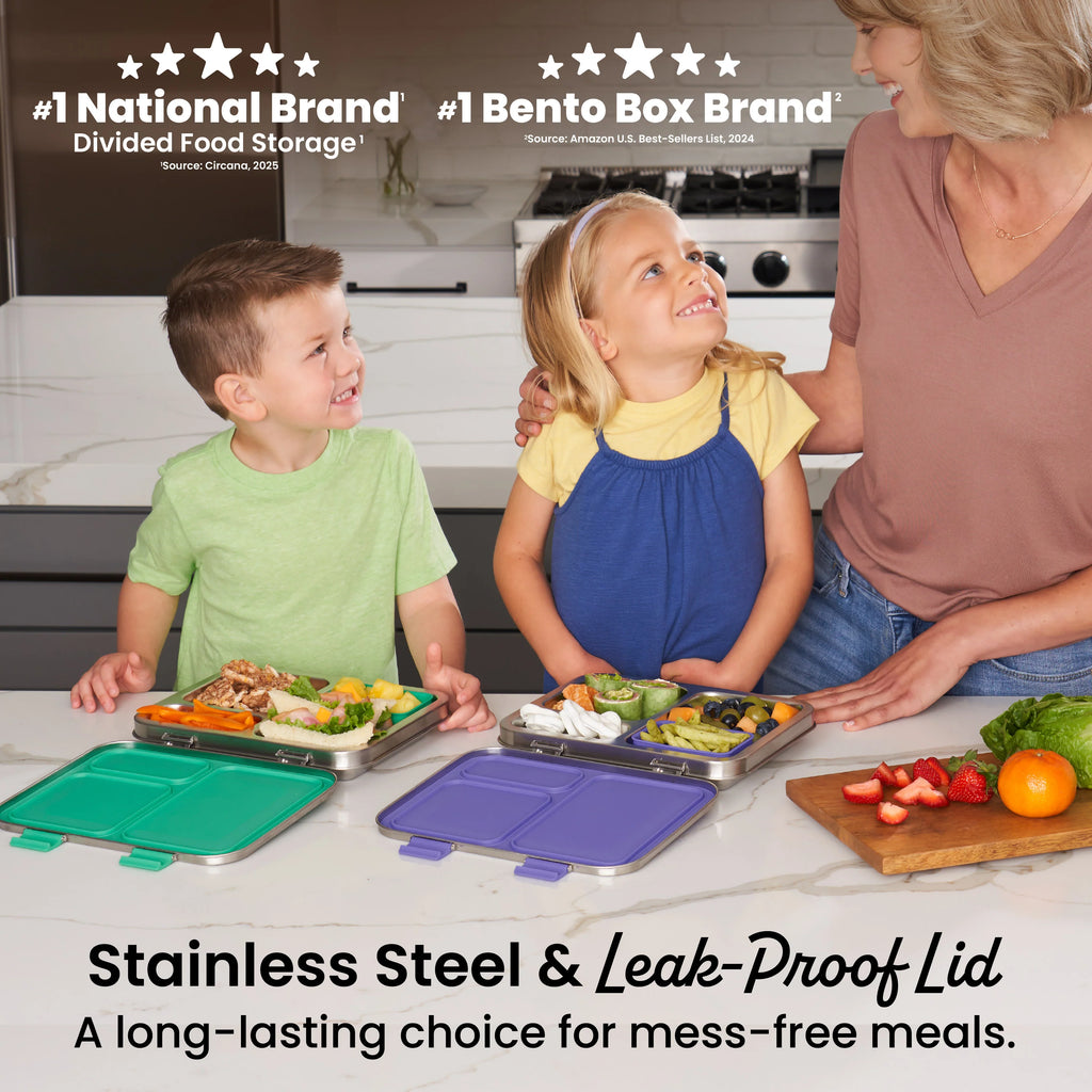 Bentgo Kids Stainless Steel Lunch Box (2-Pack)