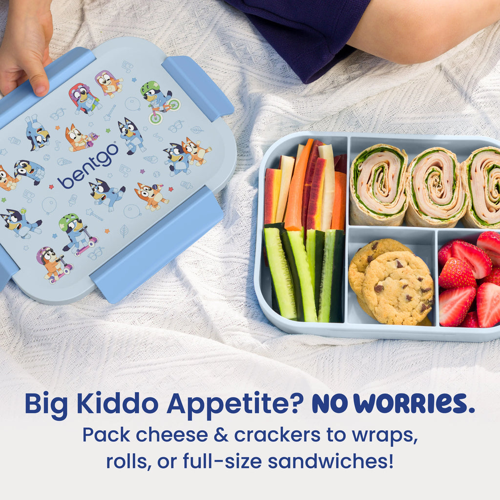 Bentgo + Bluey Kids Snap & Go Lunch Box
