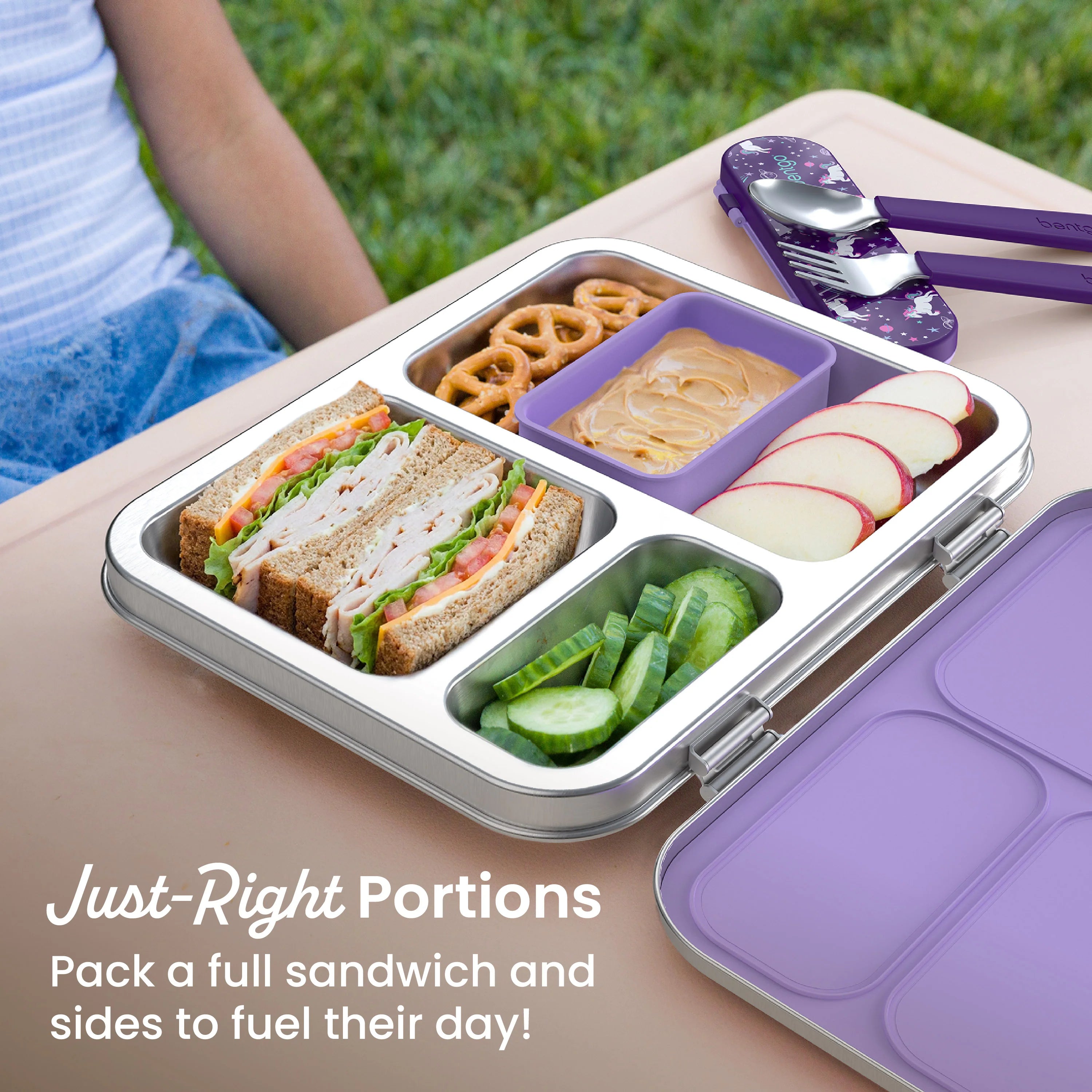 Bentgo Kids Stainless Steel Prints Lunch Box