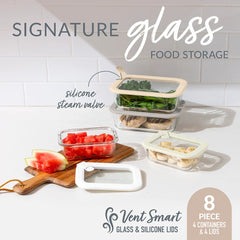 Bentgo Signature Glass Food Storage Set (8-Piece)