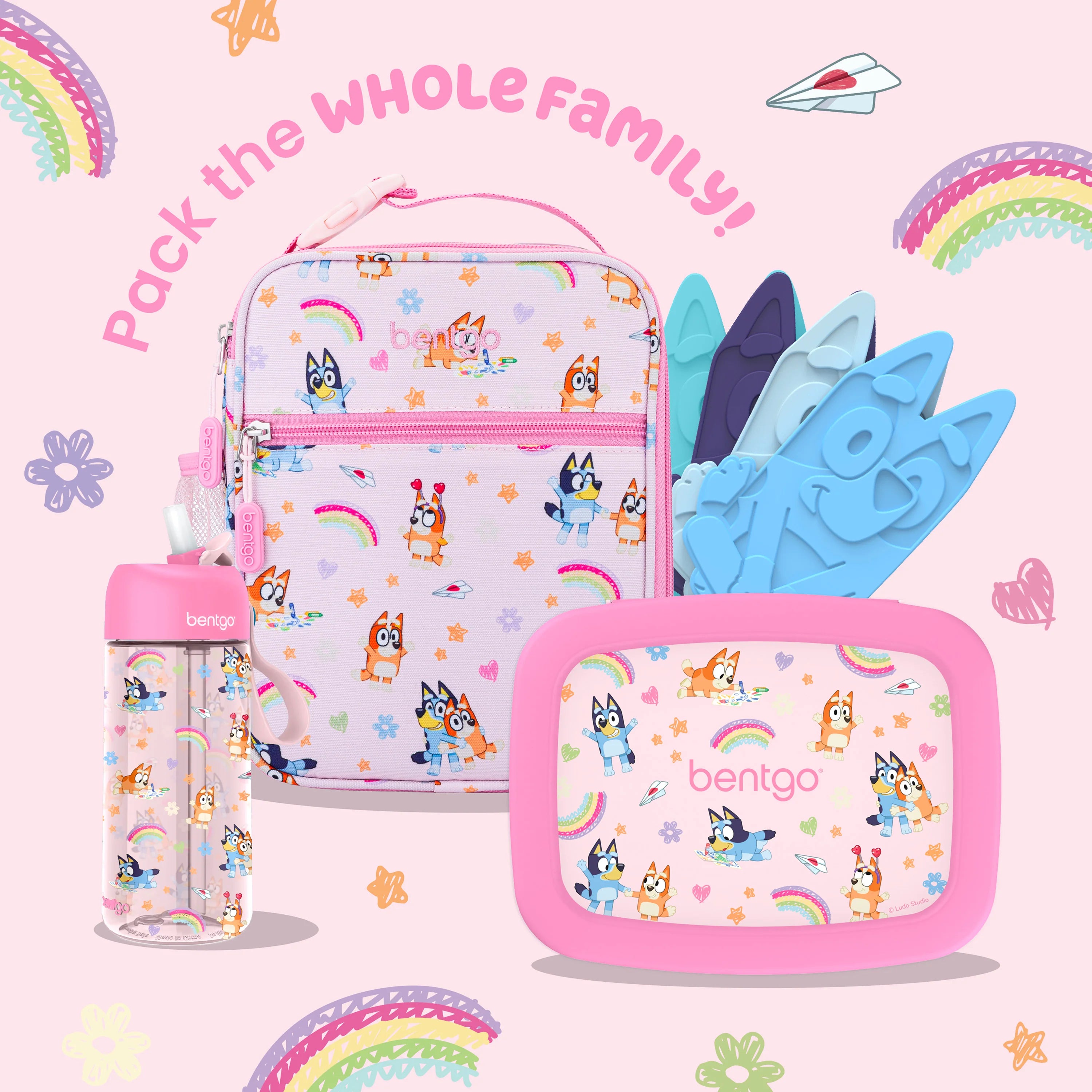 Bentgo + Bluey Kids Prints Lunch Box