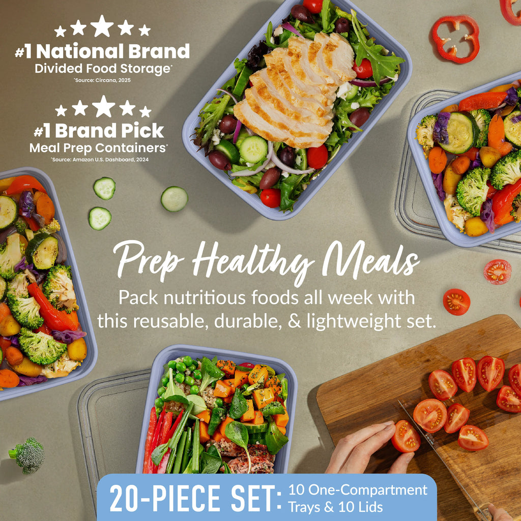 Bentgo Prep 1-Compartment Meal Prep Containers (20-Piece)