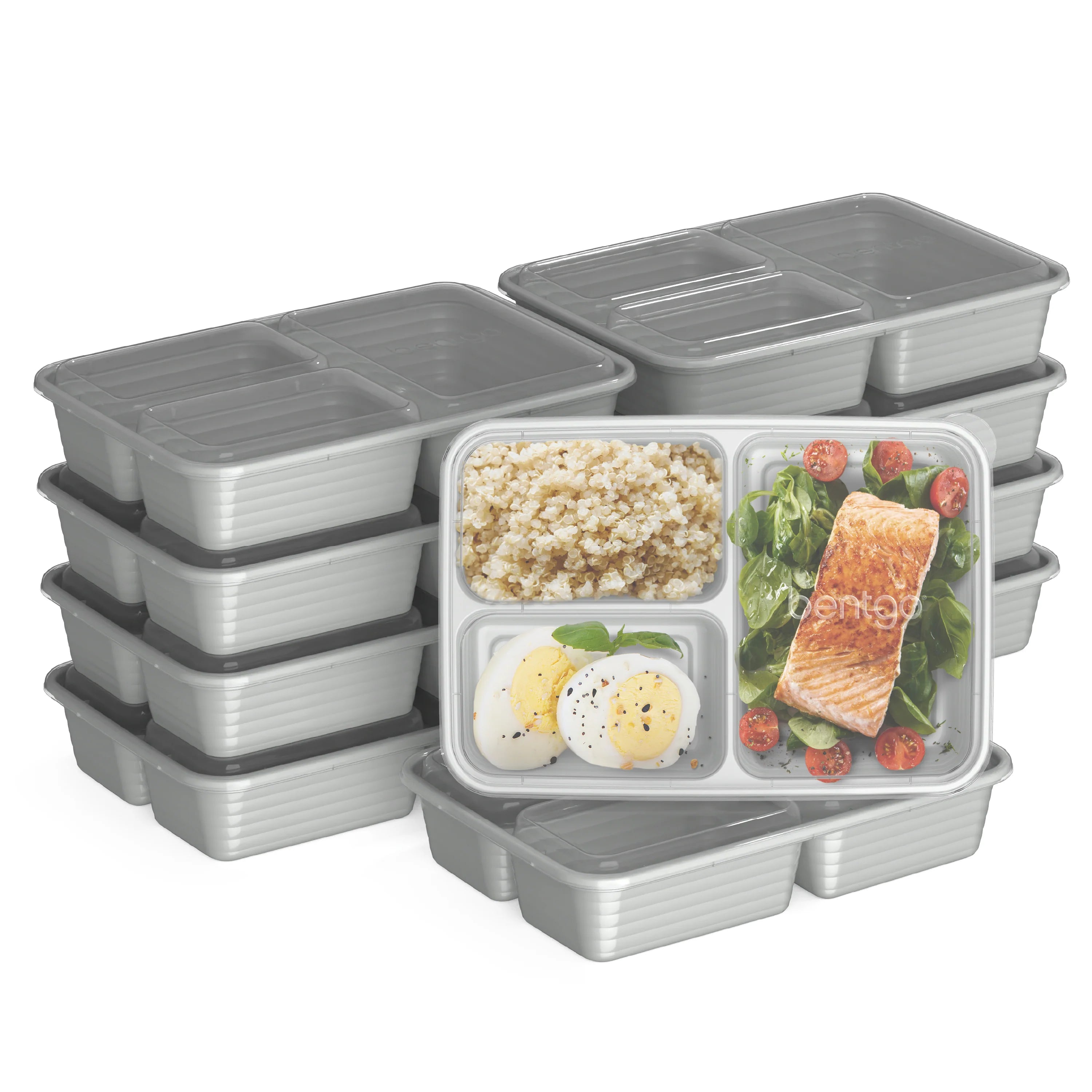 Bentgo Prep 3-Compartment Meal Prep Containers (20-Piece)