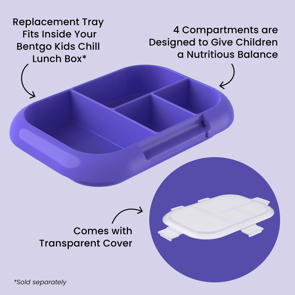 Bentgo Chill Kids Tray with Transparent Cover