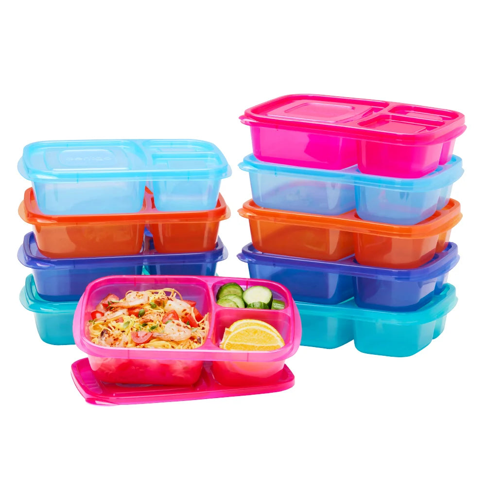 Bentgo Easyboxes 3-Compartment Food Containers 20-Piece Set