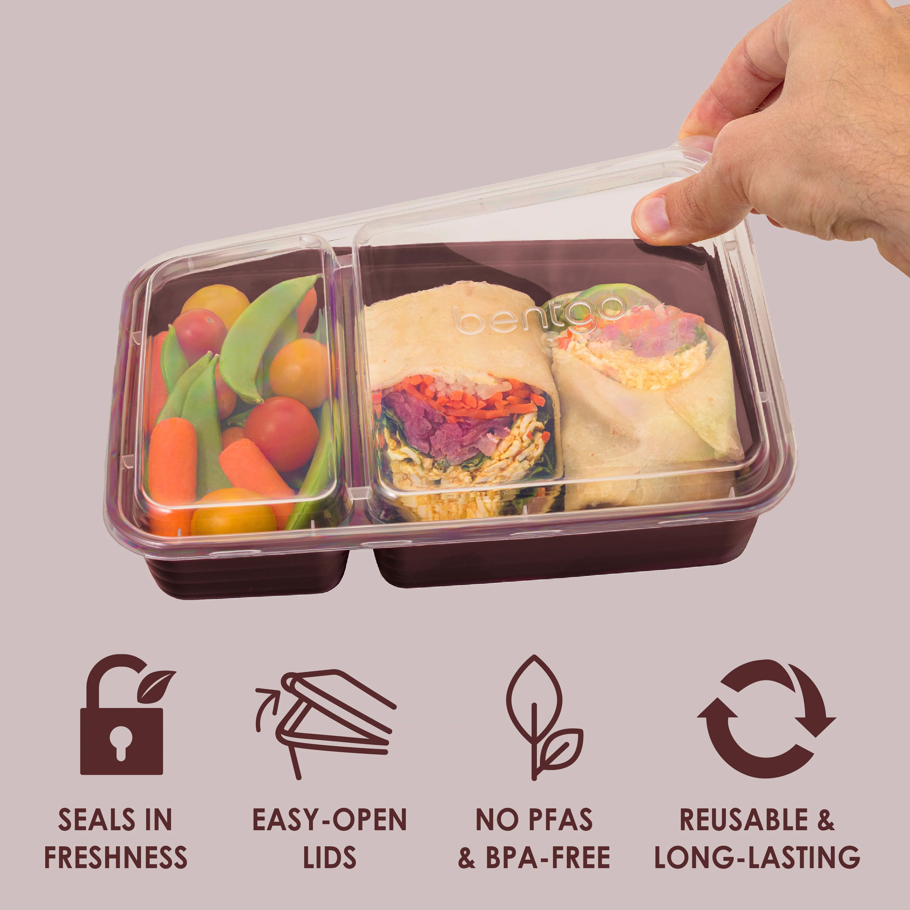 Bentgo Prep 2-Compartment Meal Prep Containers (20-Piece)