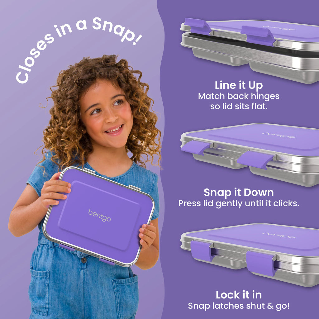Bentgo Kids Stainless Steel Lunch Box (2-Pack)
