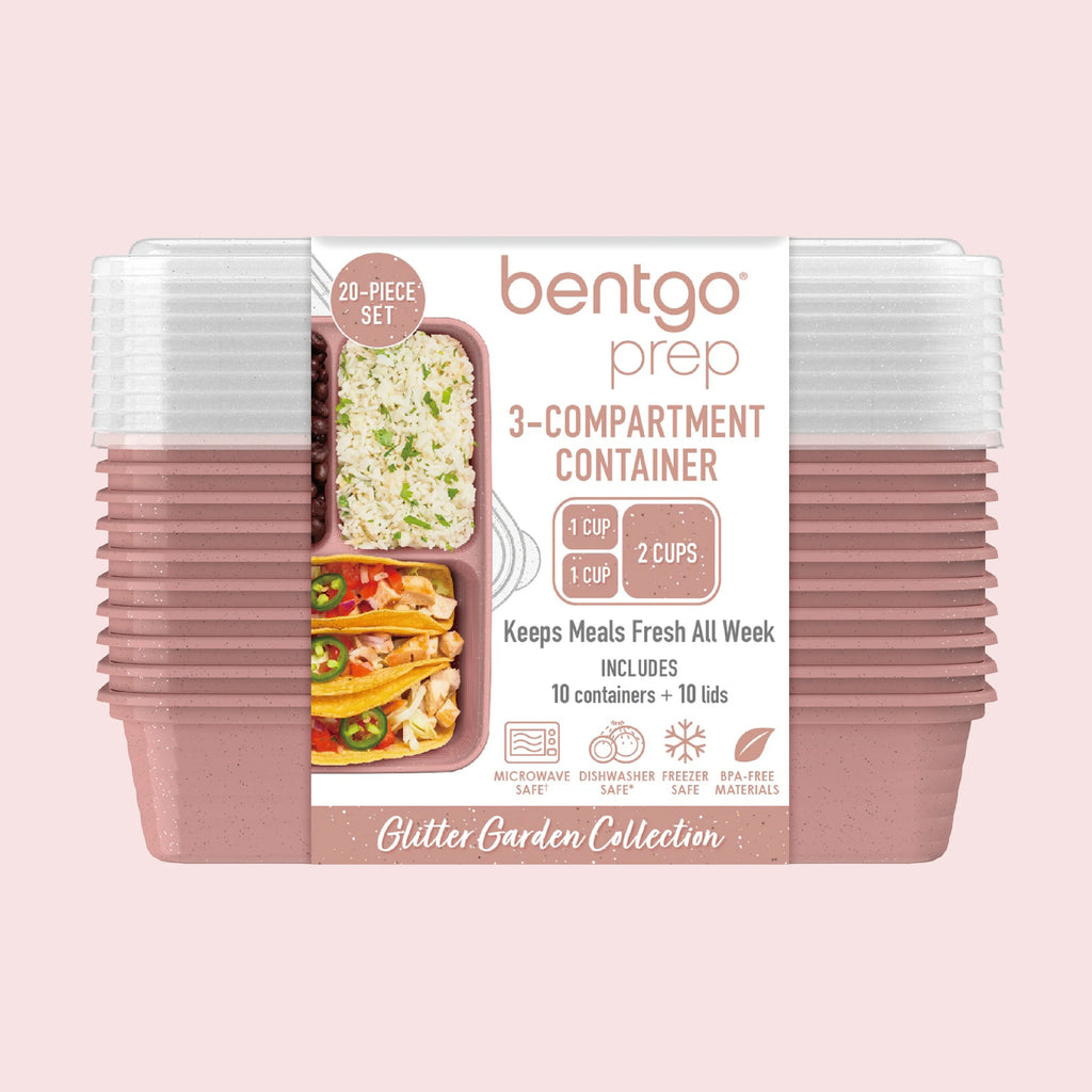 Bentgo Prep 3-Compartment Meal Prep Containers (20-Piece)