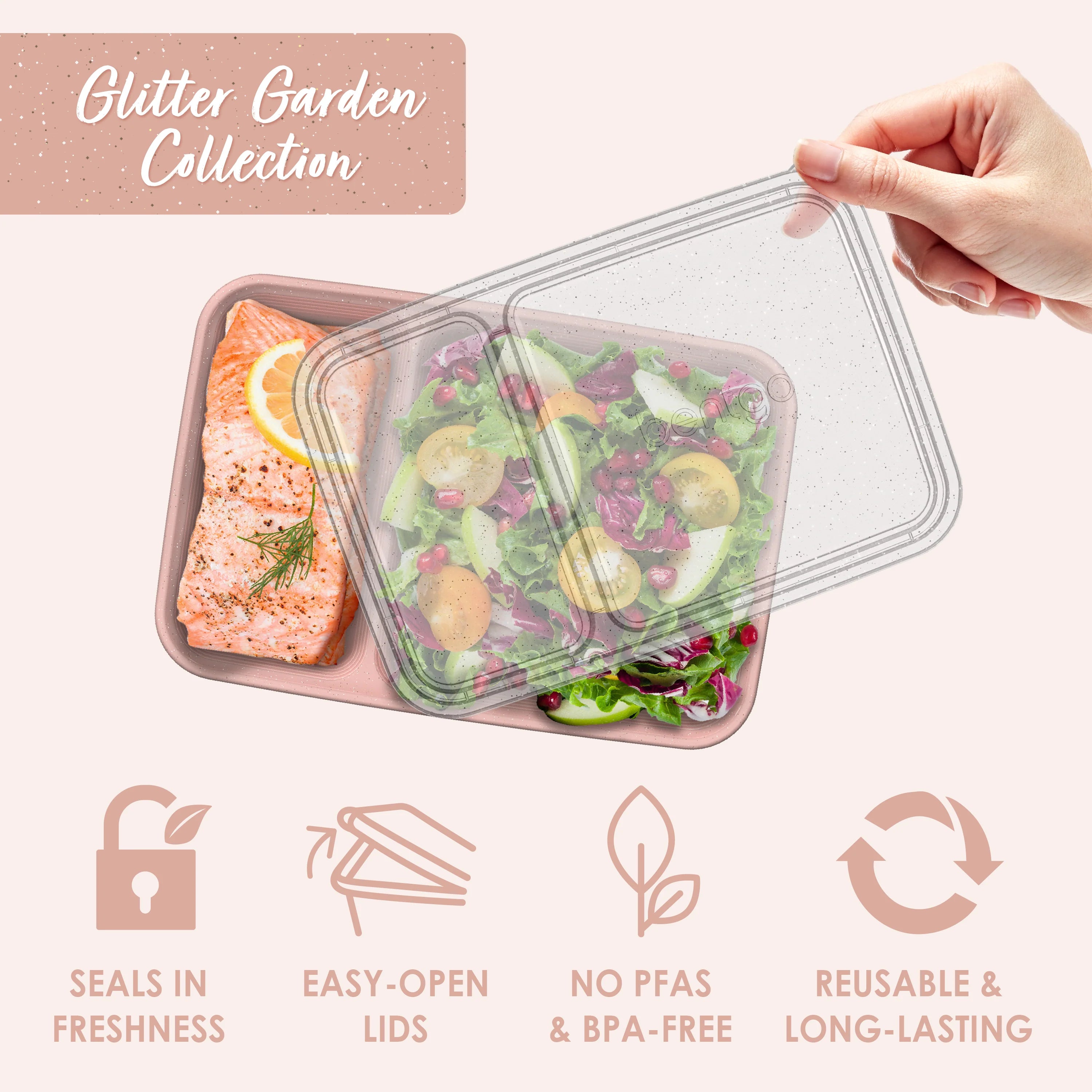 Bentgo Prep 2-Compartment Meal Prep Containers (20-Piece)
