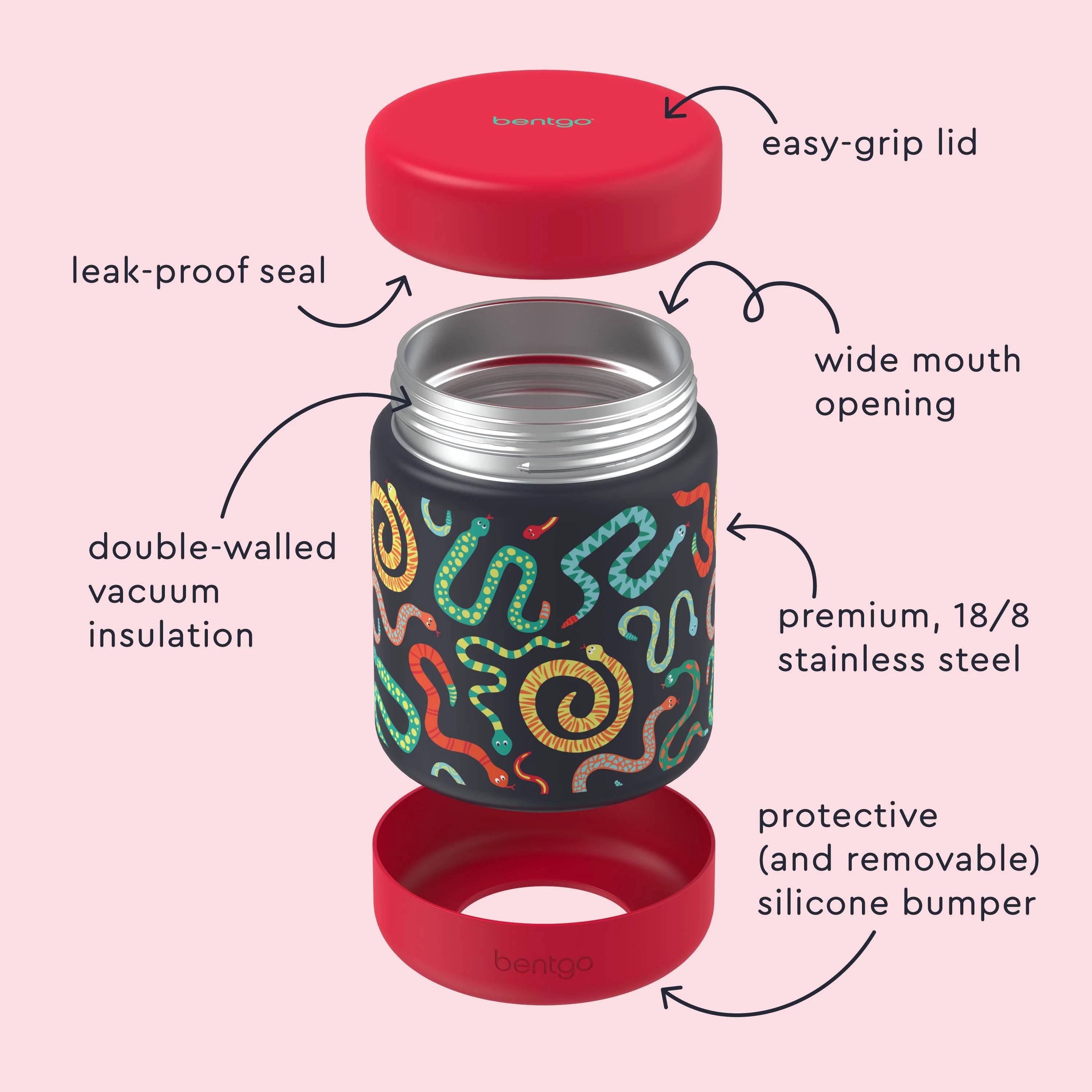 Bentgo Kids Stainless Steel Food Jar