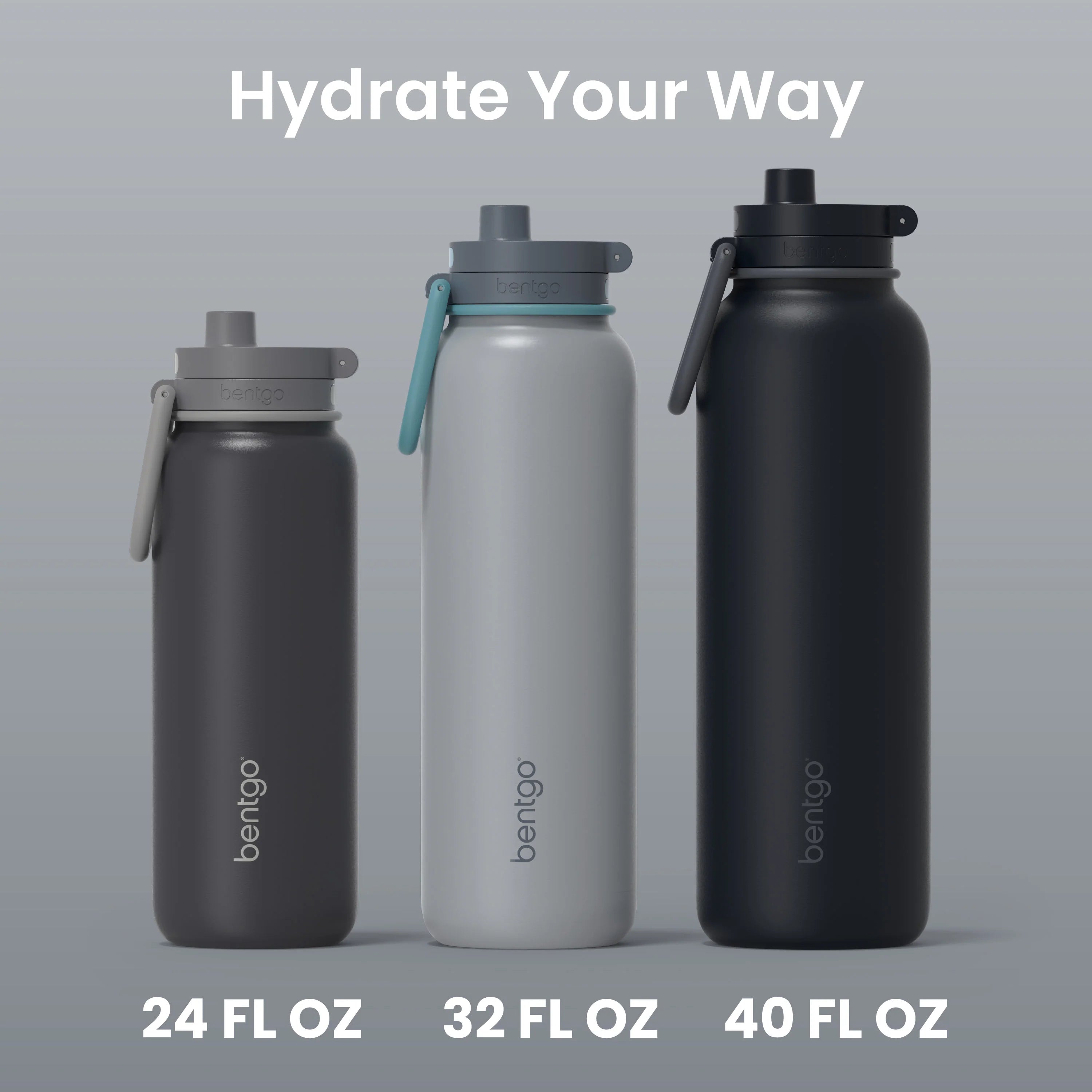 Bentgo Flip 2-in-1 Water Bottle (24 fl oz)