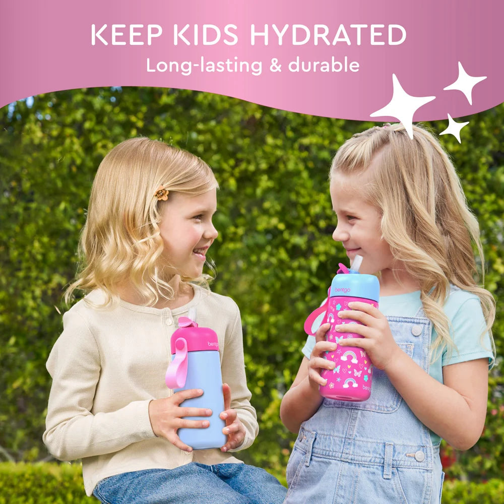 Bentgo Kids Stainless Steel Insulated Water Bottle (2-Pack)