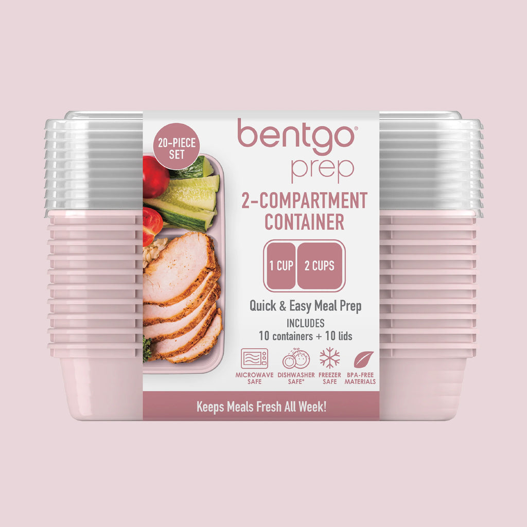 Bentgo Prep 2-Compartment Meal Prep Containers (20-Piece)