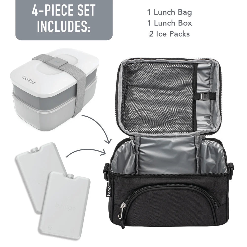 Bentgo® Deluxe 4-Piece Lunch Set
