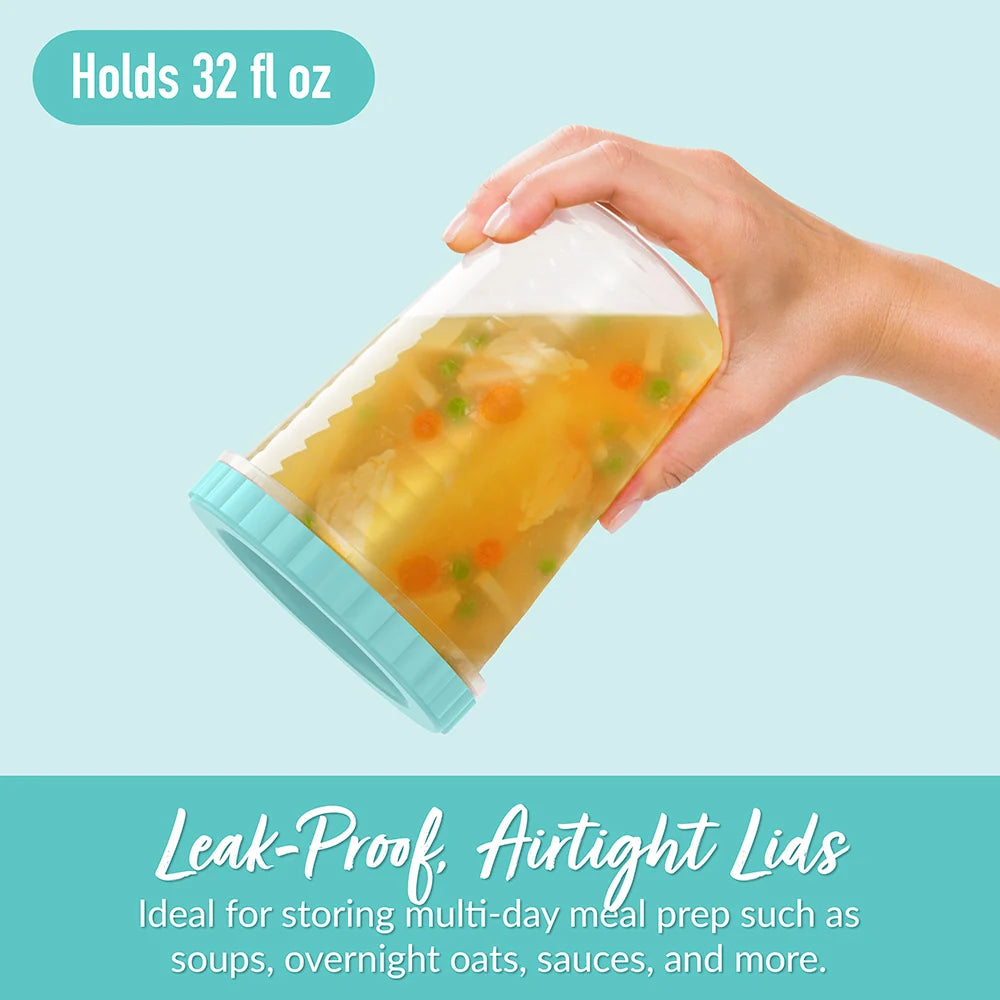 Bentgo Prep Twist-Top Fluid Ounce Containers (20-Piece)