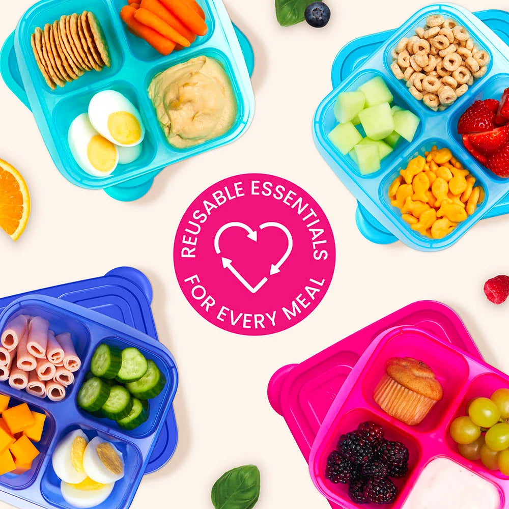 Bentgo Easyboxes 4-Compartment Snack Containers 8-Piece Set
