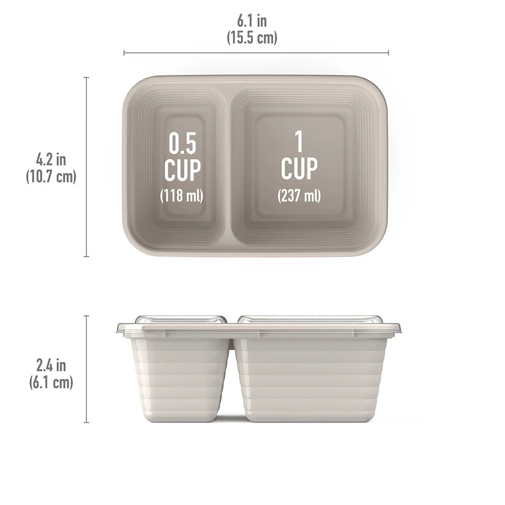 Bentgo Prep 2-Compartment Snack Containers (20-Piece)
