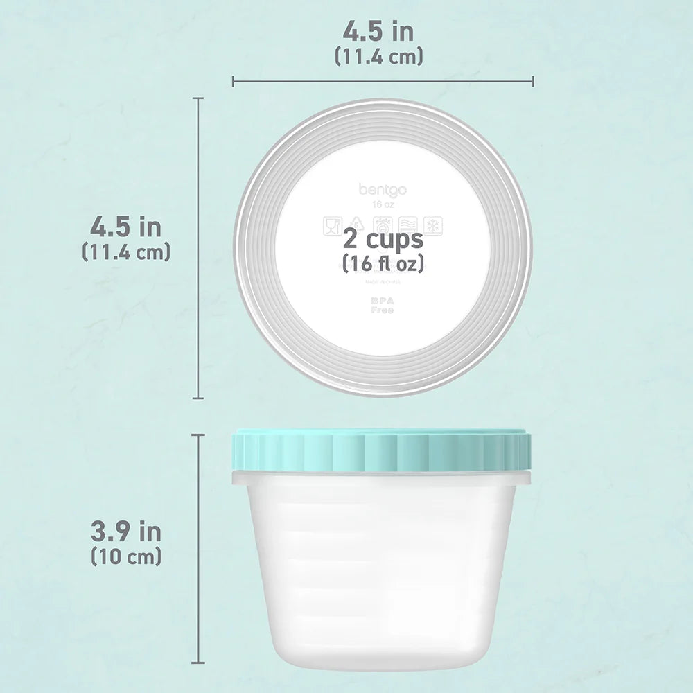 Bentgo Prep Twist-Top Fluid Ounce Containers (20-Piece)