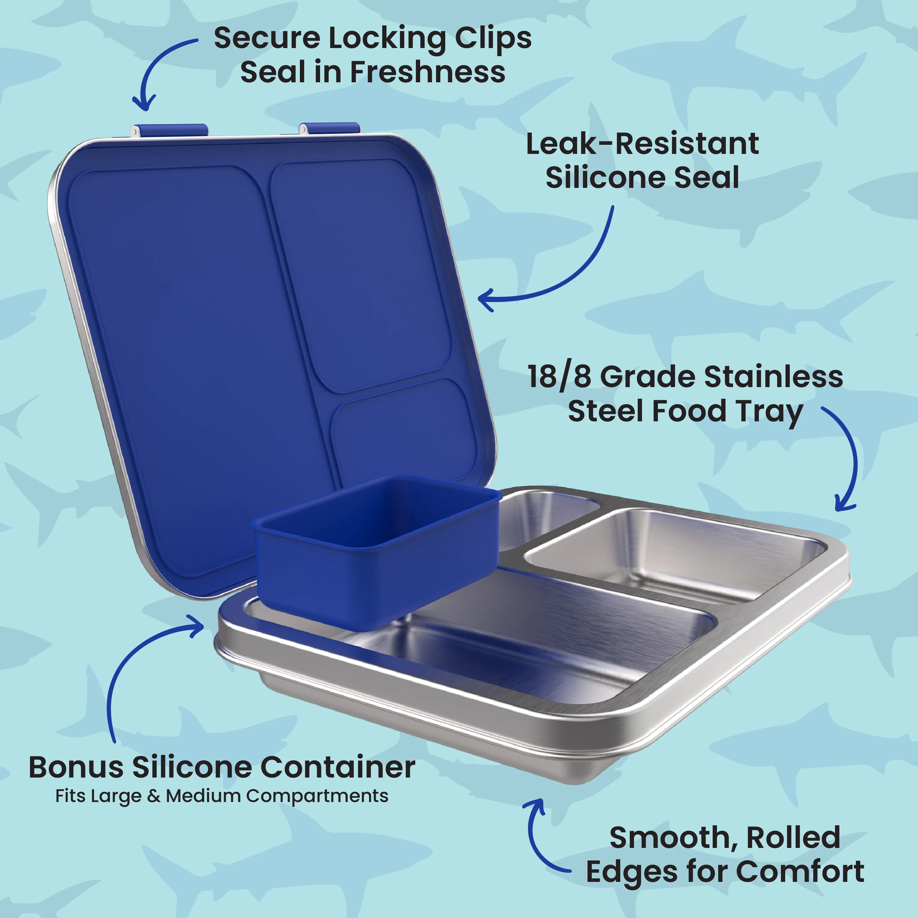 Bentgo Kids Stainless Steel Prints Lunch Box