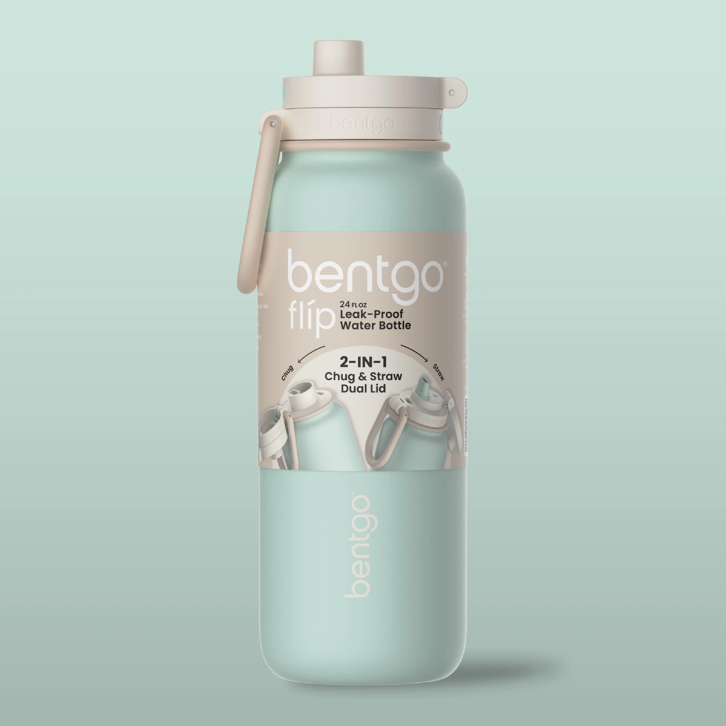 Bentgo Flip 2-in-1 Water Bottle (24 fl oz)
