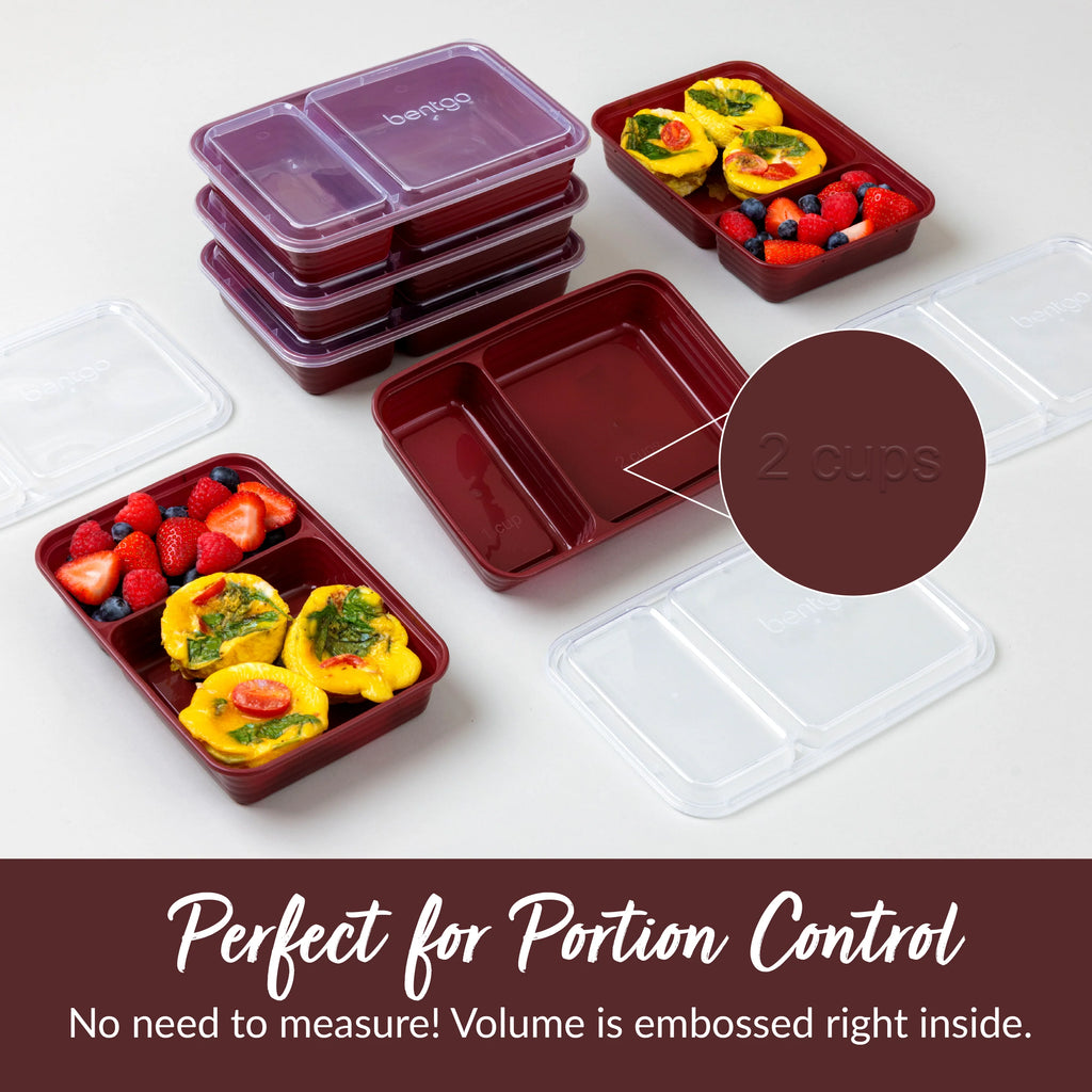 Bentgo Prep 2-Compartment Meal Prep Containers (20-Piece)