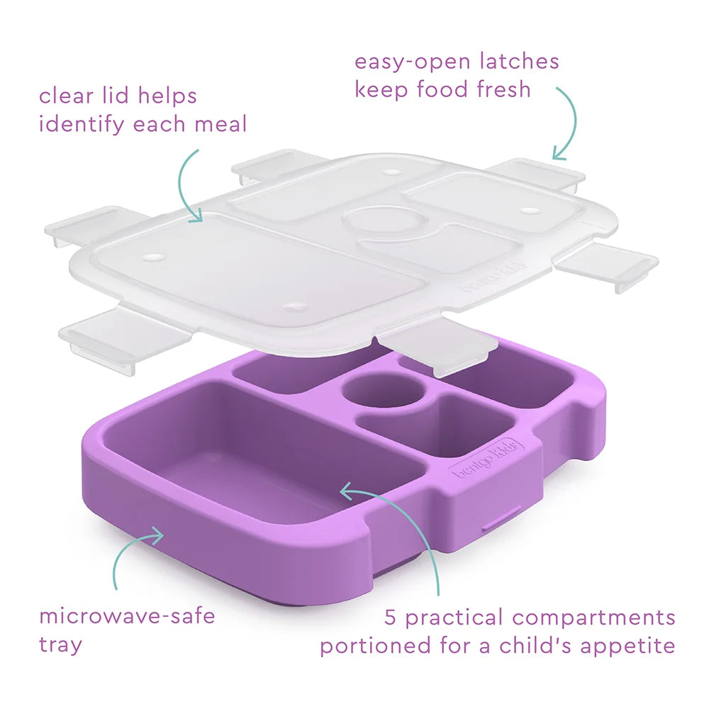 Bentgo Kids Prints Tray with Transparent Cover