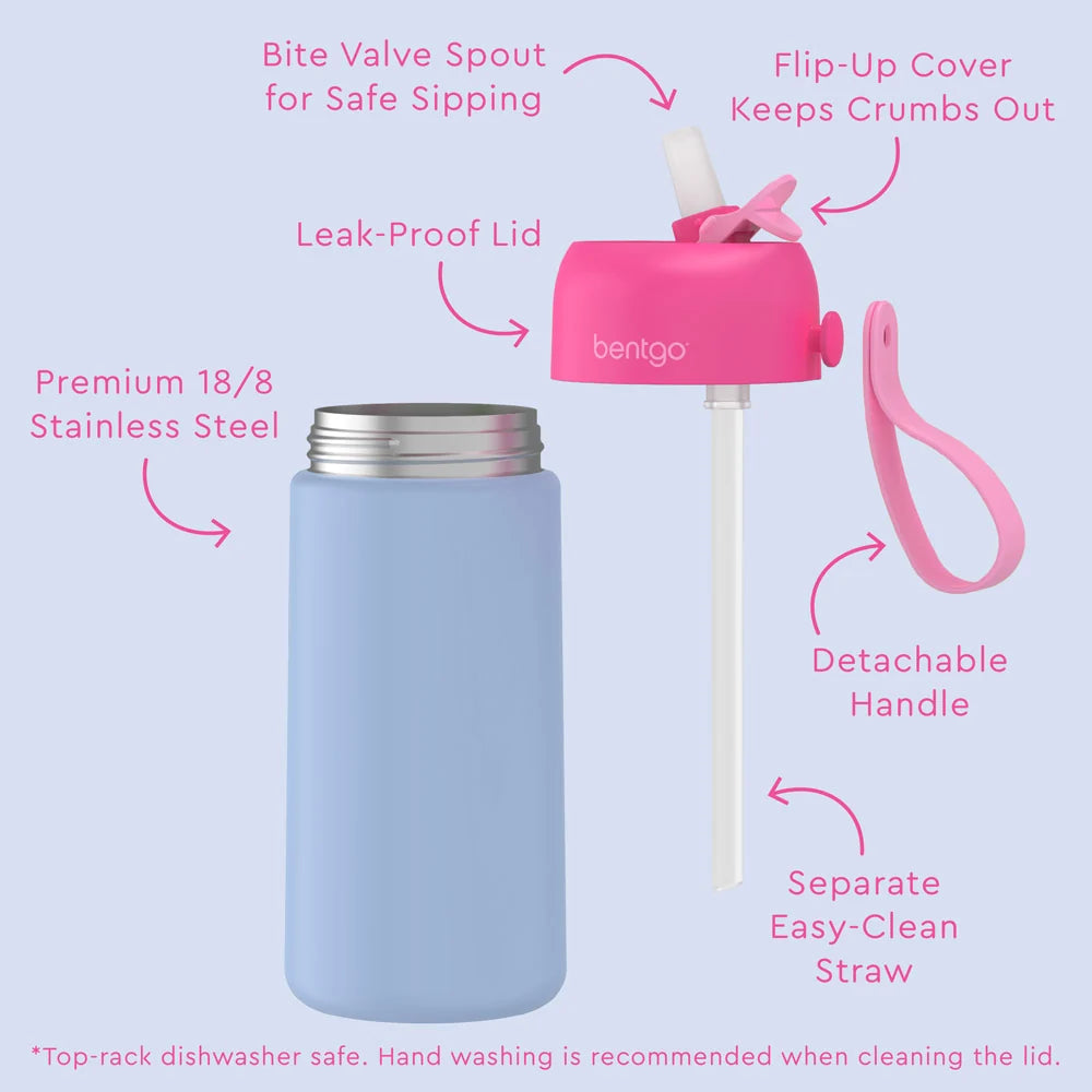 Bentgo Kids Stainless Steel Insulated Water Bottle (2-Pack)