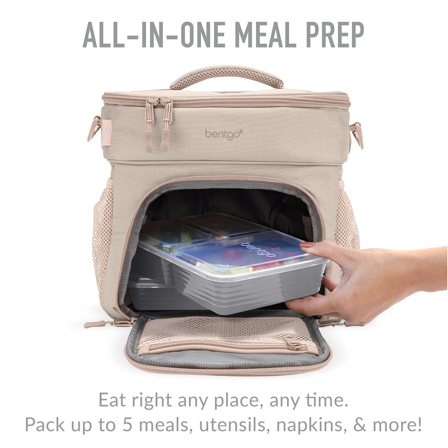 Bentgo Prep Deluxe Bag & 60-Piece Meal Prep Container Set