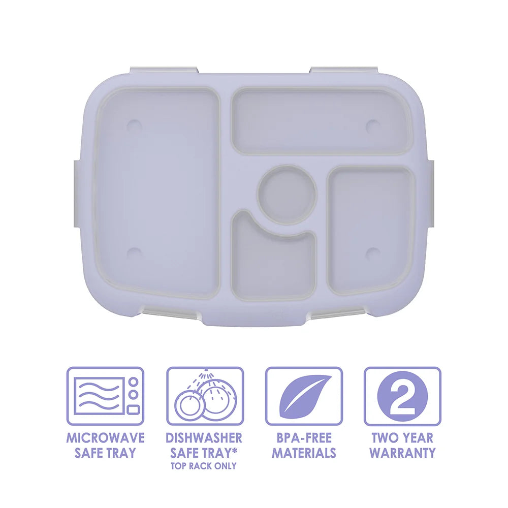 Bentgo Kids Prints Tray with Transparent Cover