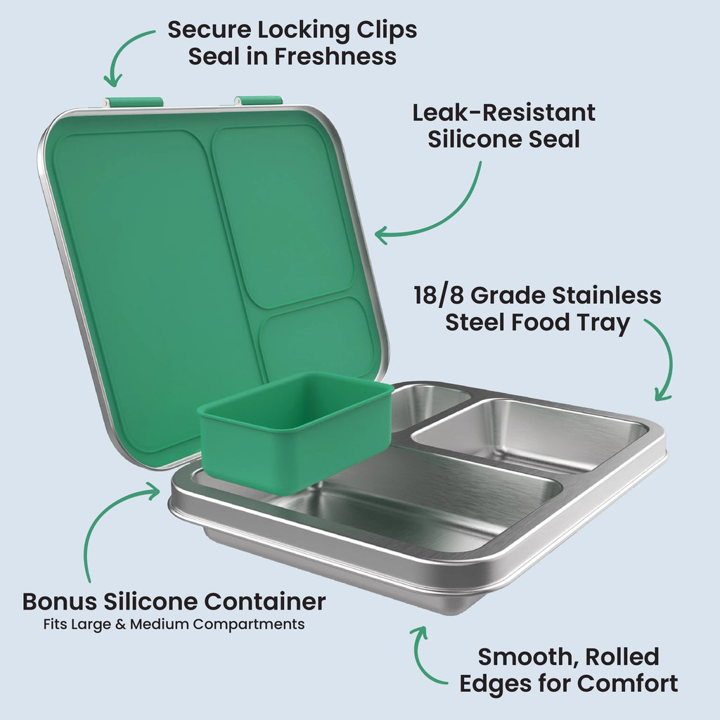 Bentgo Kids Stainless Steel Lunch Box (2-Pack)
