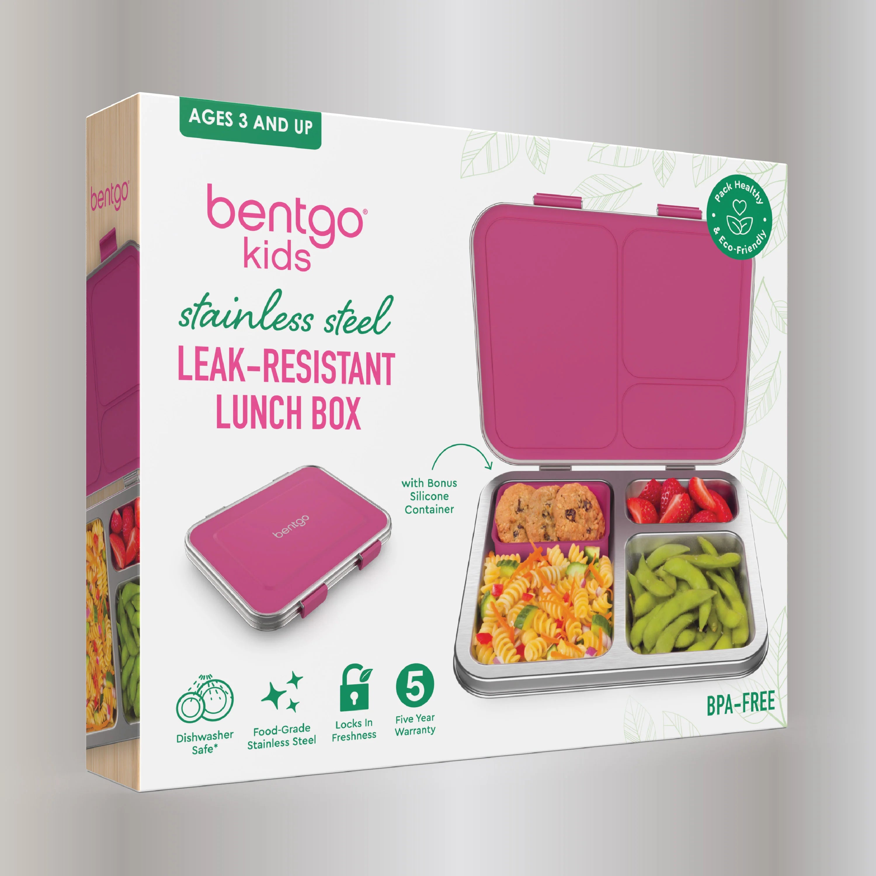 Bentgo Kids Stainless Steel Lunch Box (2-Pack)