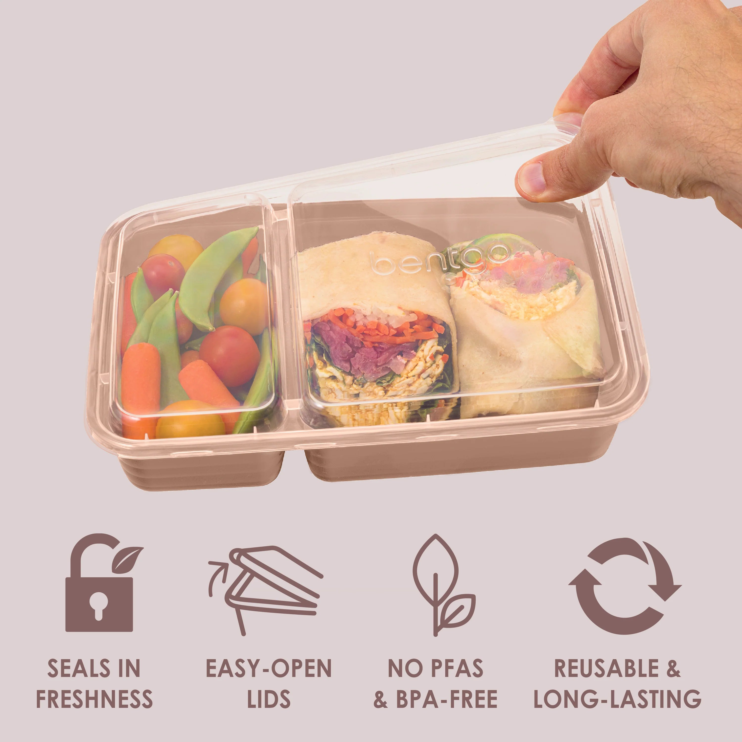 Bentgo Prep 2-Compartment Meal Prep Containers (20-Piece)