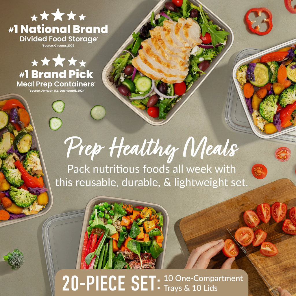 Bentgo Prep 1-Compartment Meal Prep Containers (20-Piece)