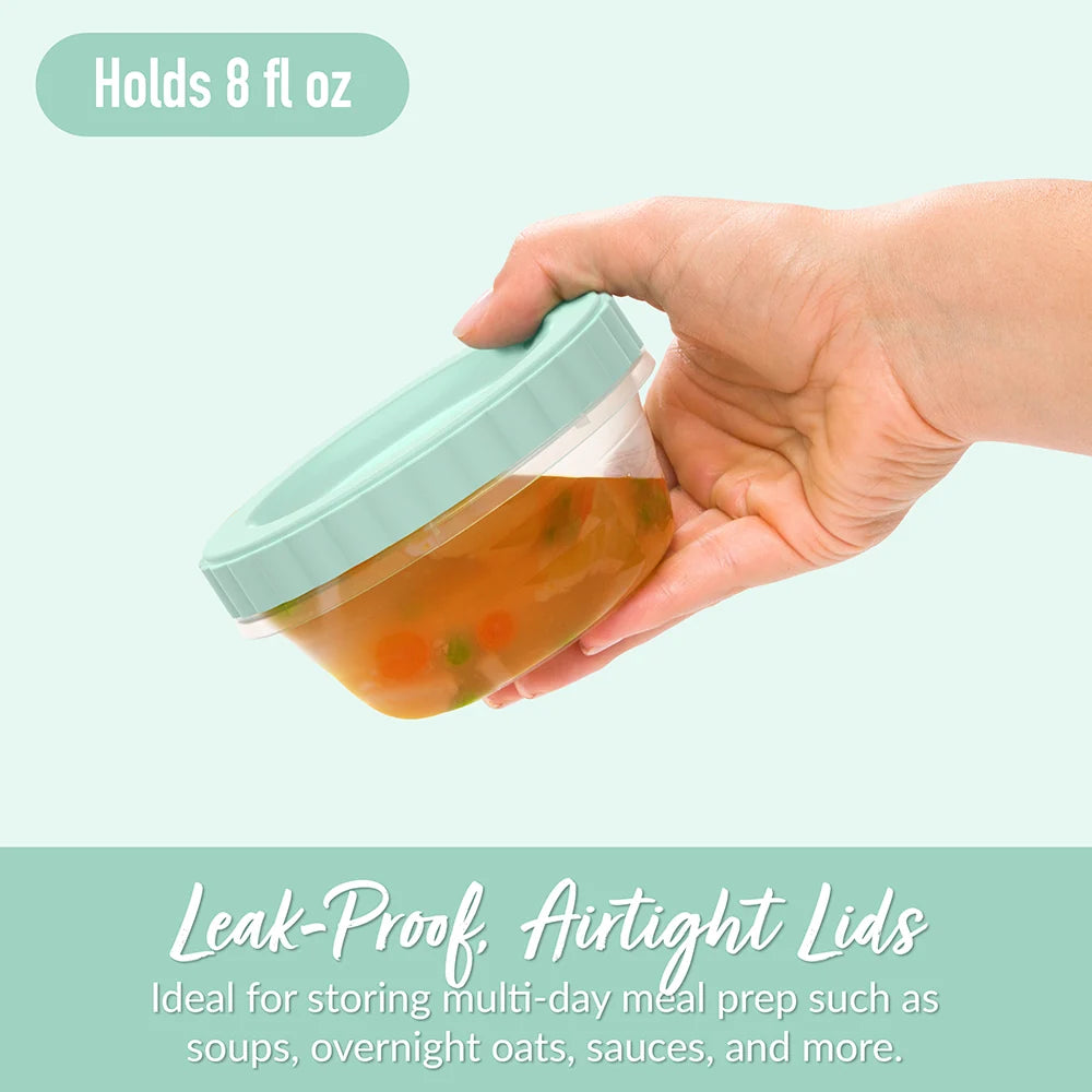 Bentgo Prep Twist-Top Fluid Ounce Containers (20-Piece)