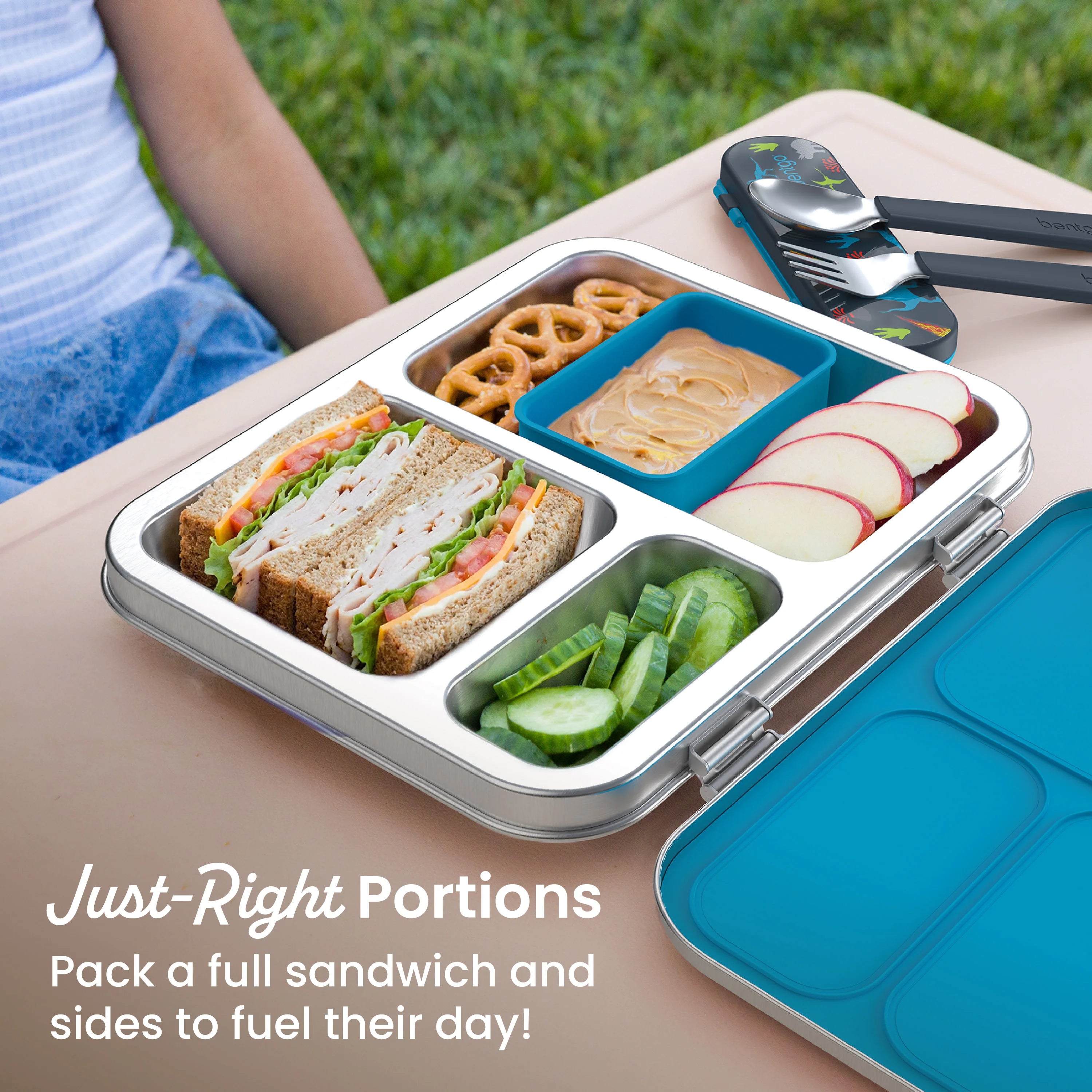 Bentgo Kids Stainless Steel Prints Lunch Box