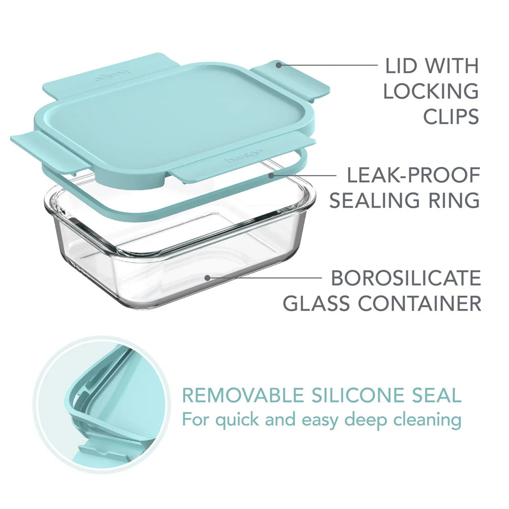 Bentgo Glass Leak-Proof Food Storage Set (12-Piece)