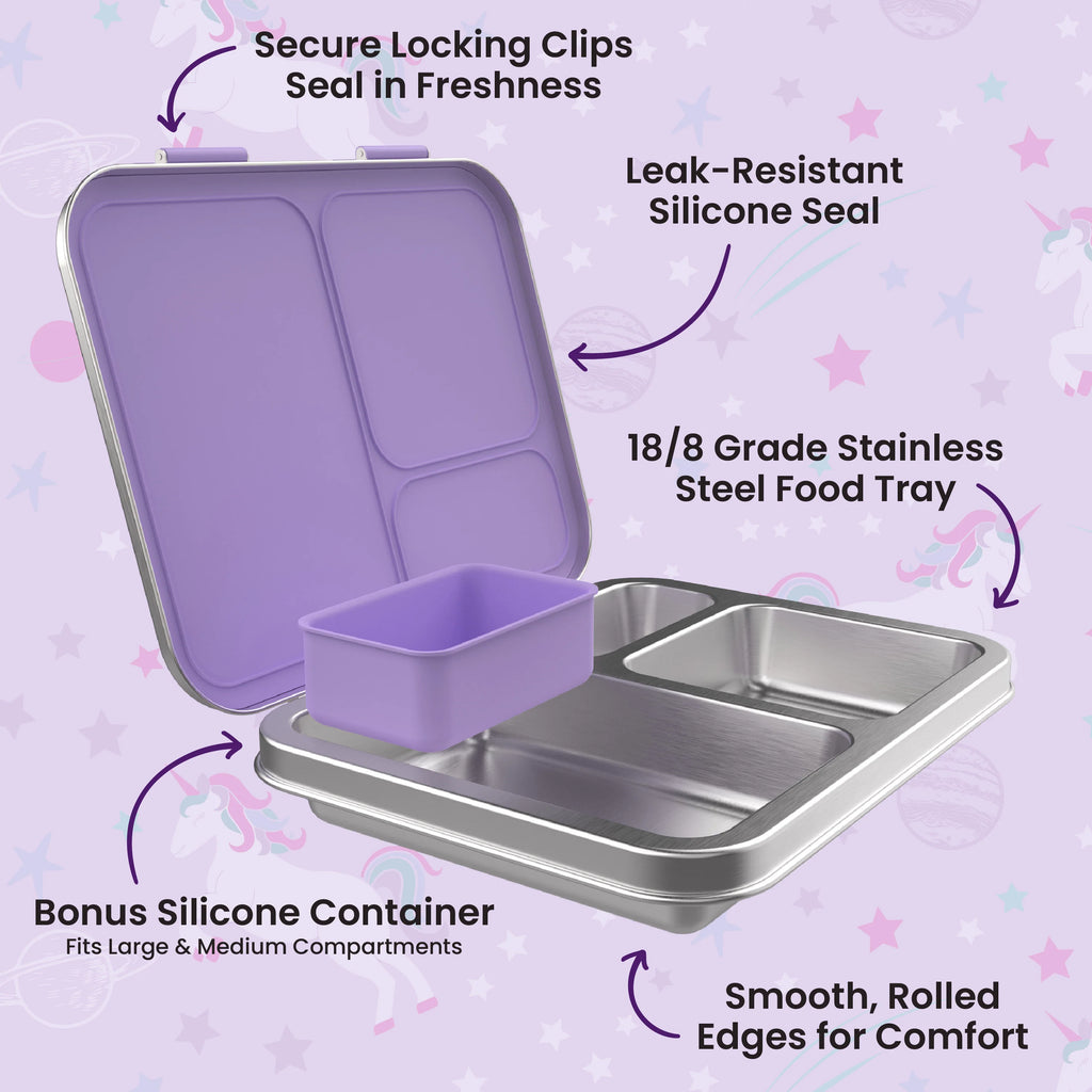 Bentgo Kids Stainless Steel Prints Lunch Box