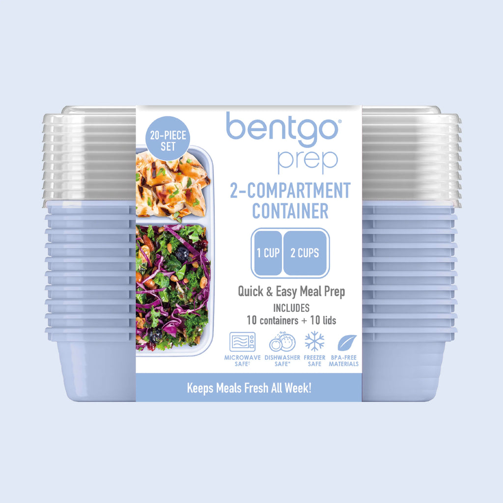 Bentgo Prep 2-Compartment Meal Prep Containers (20-Piece)
